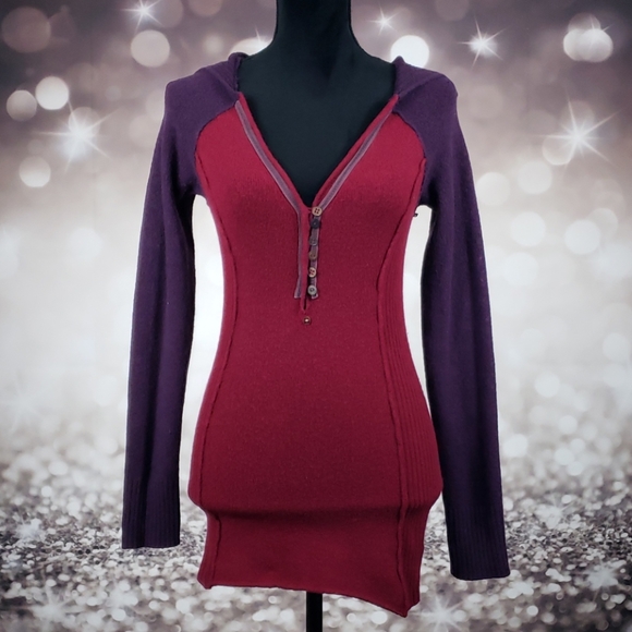 Free People Sweaters - Free People Hooded Raglan Sweater